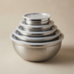 Pestsafe 5-Piece Stainless Steel Mixing Bowl Set with Lids