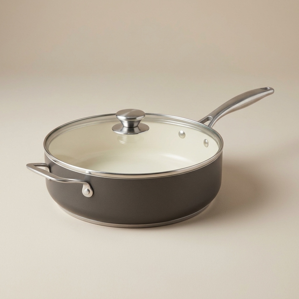 main-01-3 Pestsafe 4.5-Quart Ceramic Nonstick Saute Pan with Lid - Image 1